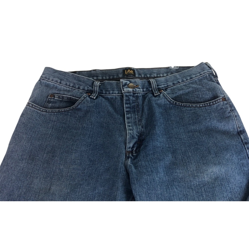 Lee Regular Fit Men's Blue Denim Jeans Size 38x30 Bootcut‎ Casual Workwear - Picture 6 of 10